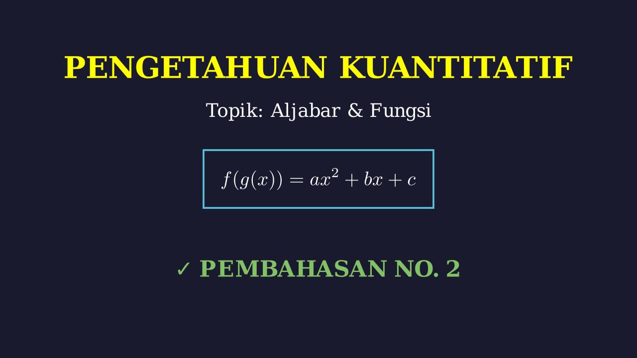 Pembahasan Matematika Langkah Demi Langkah