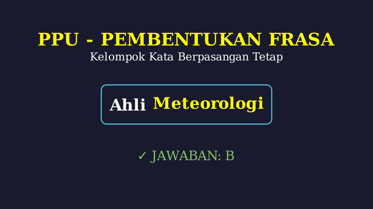 Kelompok Kata Berpasangan Tetap