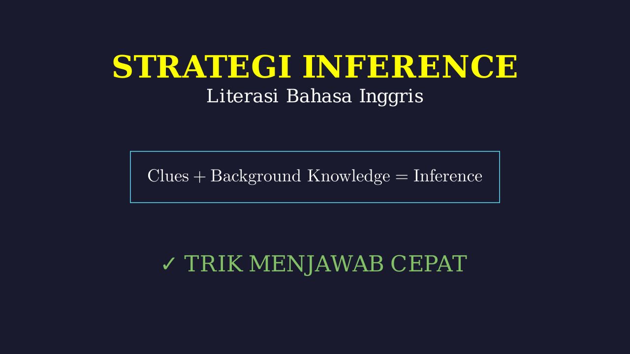 Mastering Inference Questions