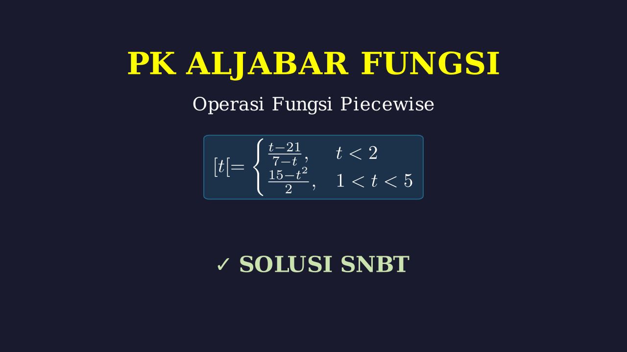 Fungsi Piecewise: Bilangan Bulat