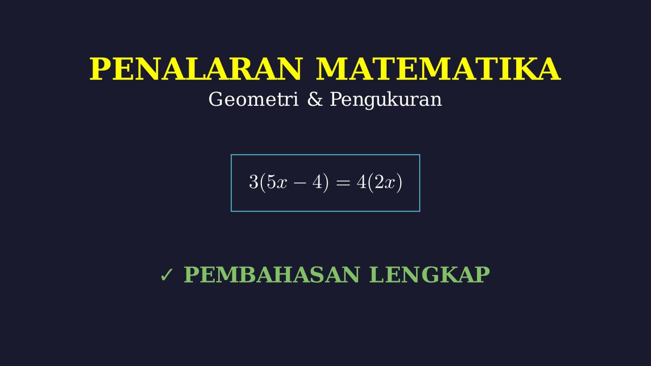 Soal Cerita: Luas Bangun Datar