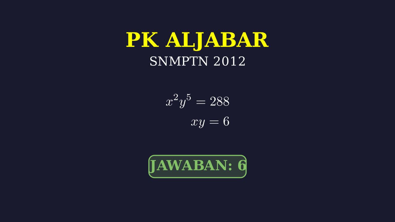 Aljabar: Menyelesaikan Sistem Persamaan