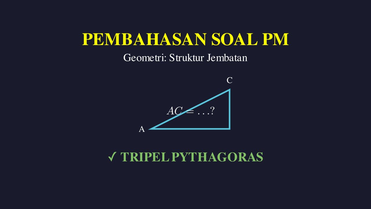 Menghitung Panjang Kabel Jembatan