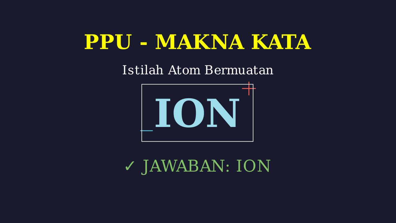 Ion: Atom Bermuatan Listrik