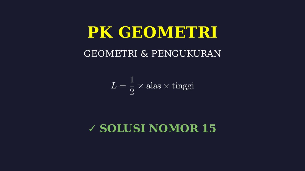 Solusi Soal Penalaran Kuantitatif