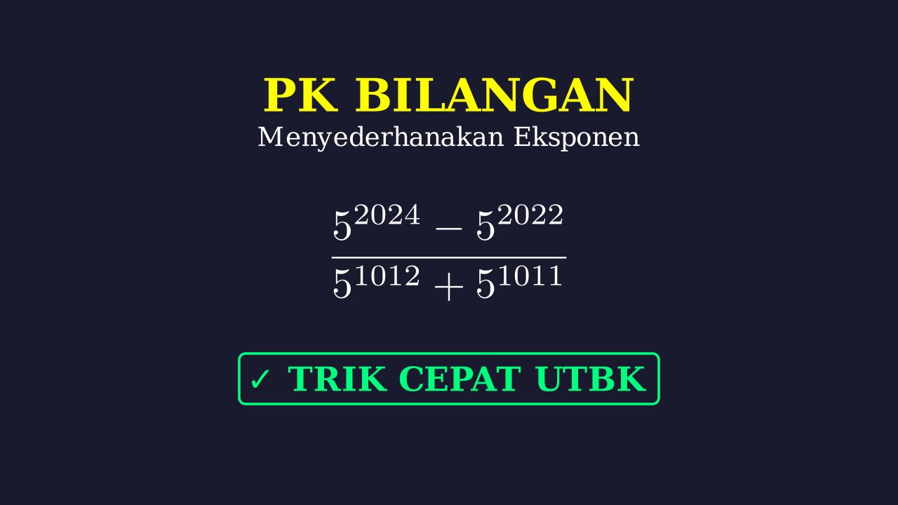 Menyederhanakan Pecahan Eksponen