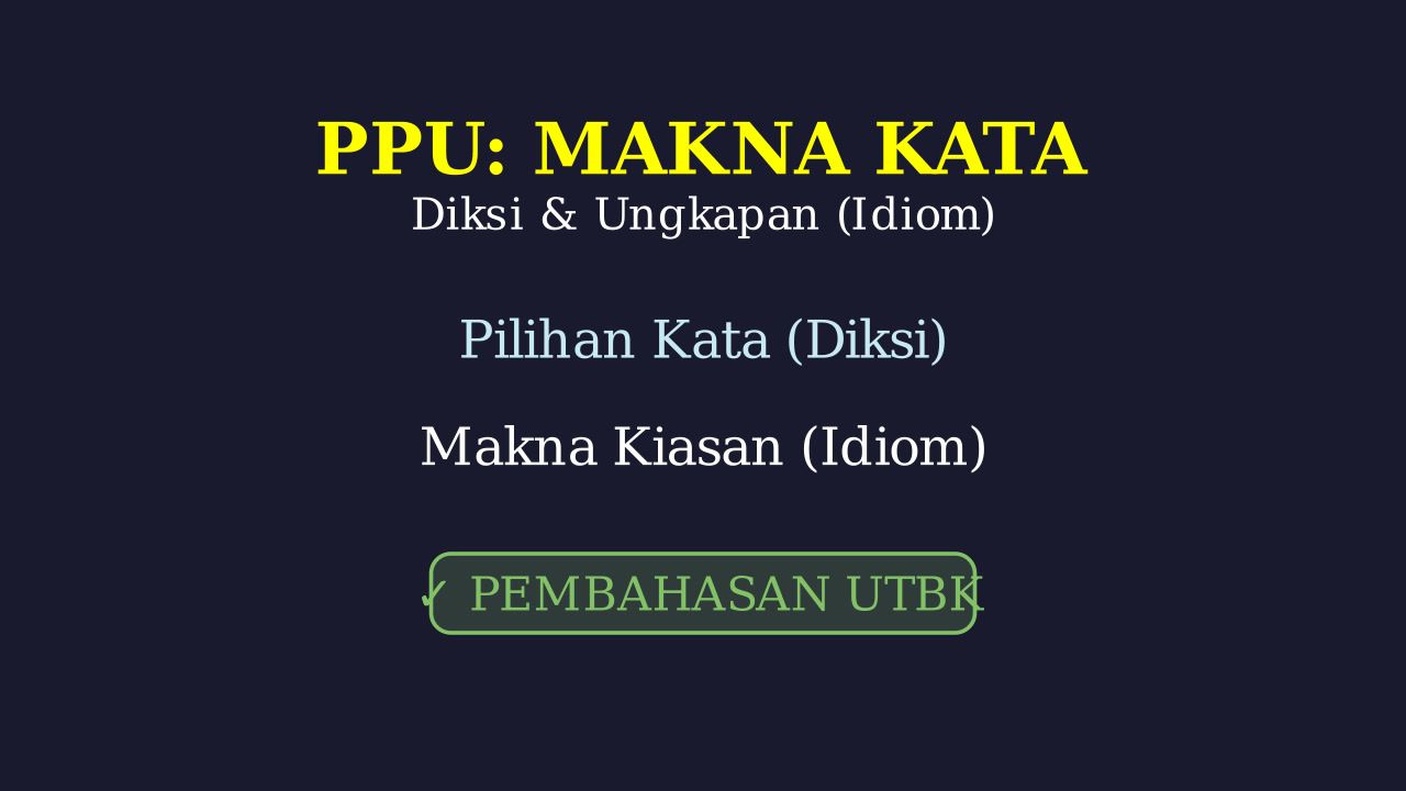 Diksi dan Idiom: Seni Memilih Kata