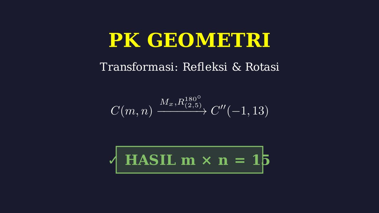Komposisi Transformasi: Refleksi dan Rotasi