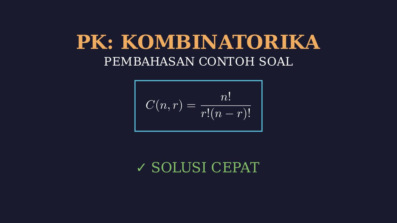 Contoh Soal Kombinatorika