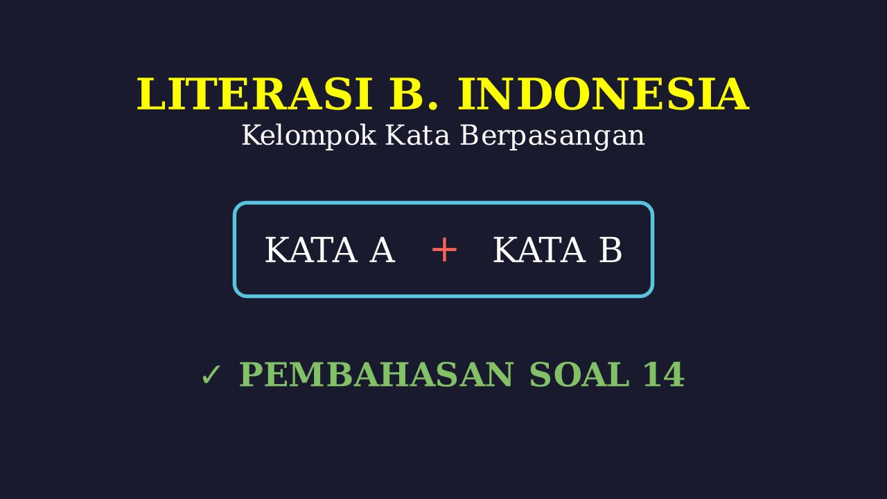 Kelompok Kata Berpasangan