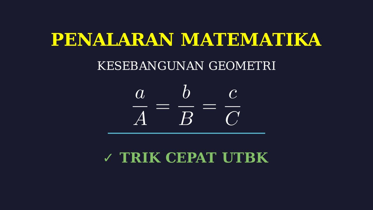 Soal PM: Kesebangunan