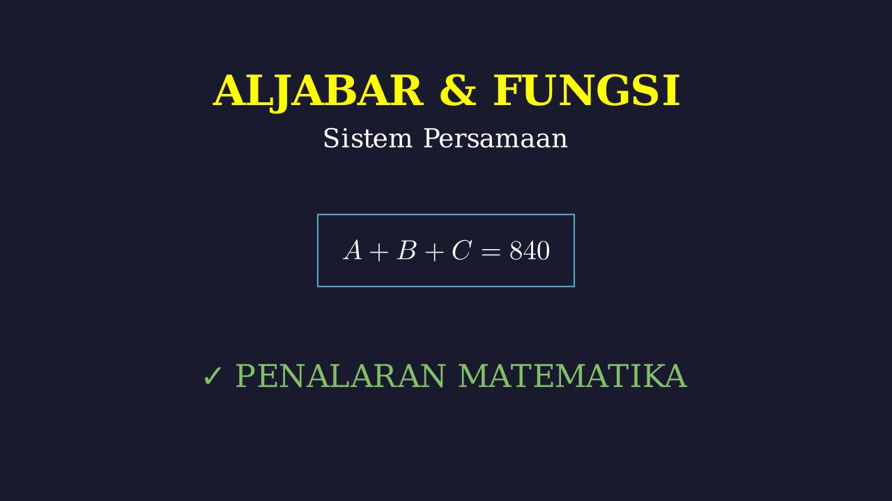 Soal Cerita: Produktivitas Kerja