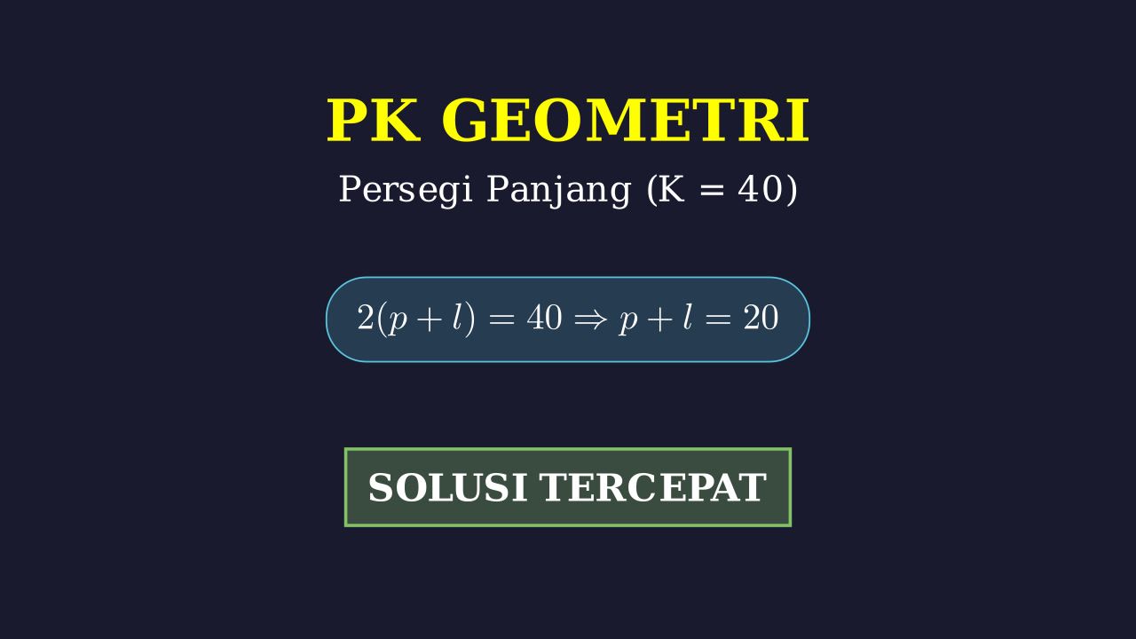 Keliling Persegi Panjang