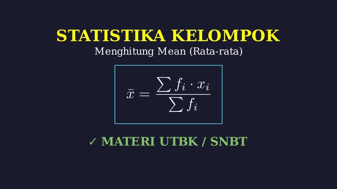 Mean Data Kelompok