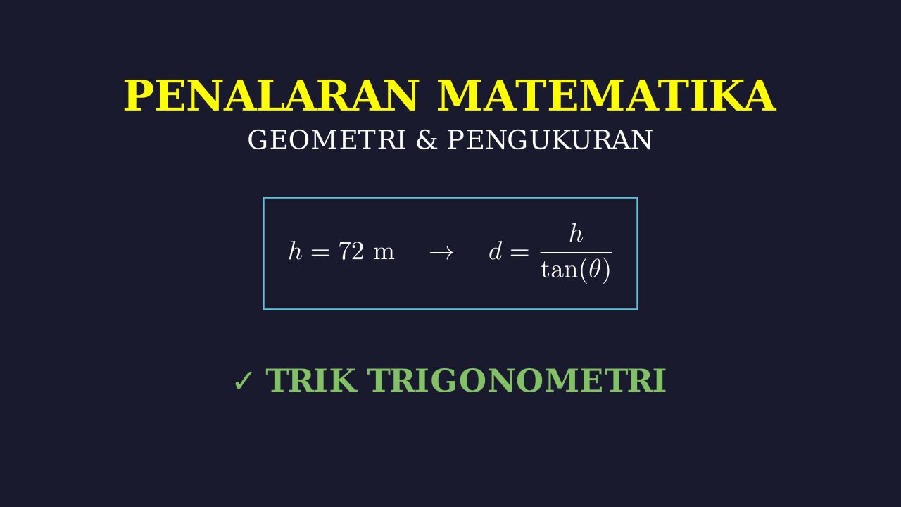Penalaran Matematika: Menara Suar dan Kapal