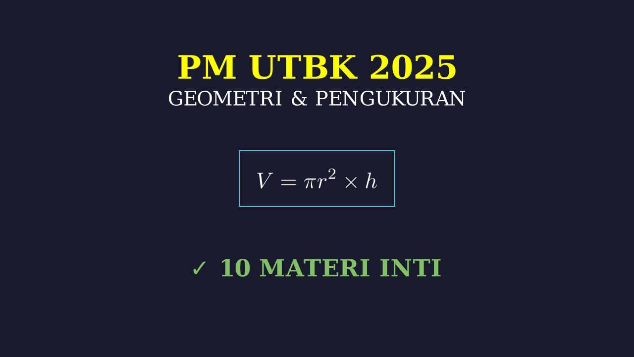 10 Materi Penalaran Matematika UTBK 2025