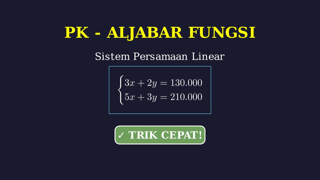 SPLDV: Menghitung Harga Buah