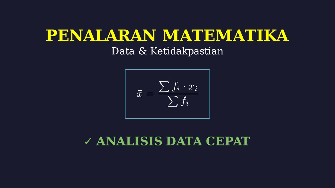 Analisis Data: Langkah Penyelesaian Soal