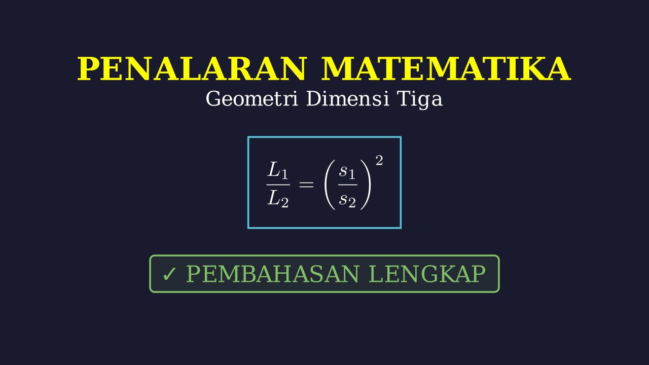 Geometri Dimensi Tiga: Kesebangunan & Kekongruenan