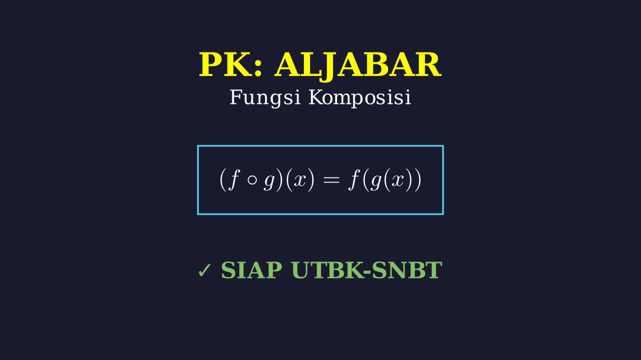 Latihan Soal Fungsi Komposisi
