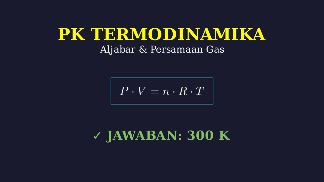 Termodinamika: Energi Dan Kalor