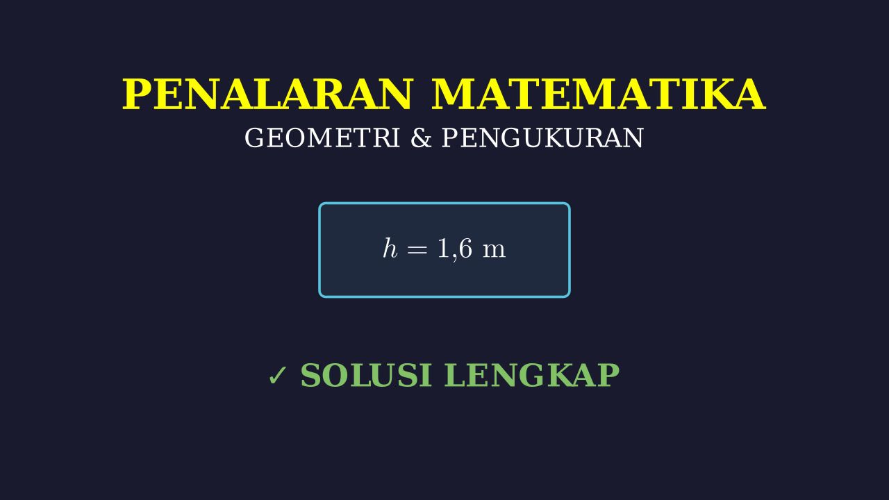 Penalaran Matematika: Soal Lampu Taman