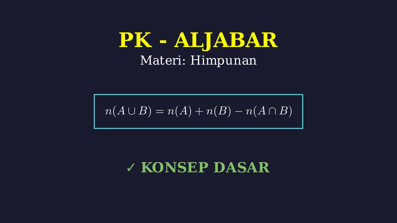 Himpunan: Konsep Dasar