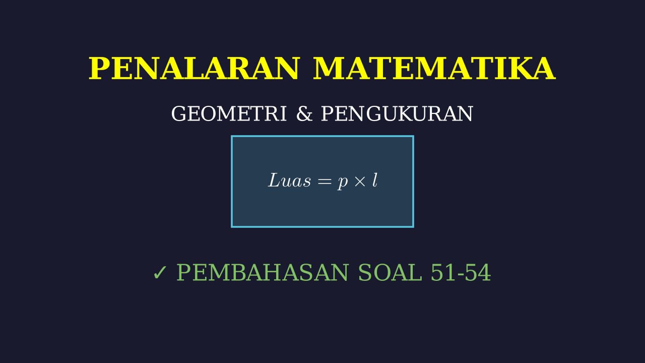 Soal Cerita: Taman Persegi Panjang