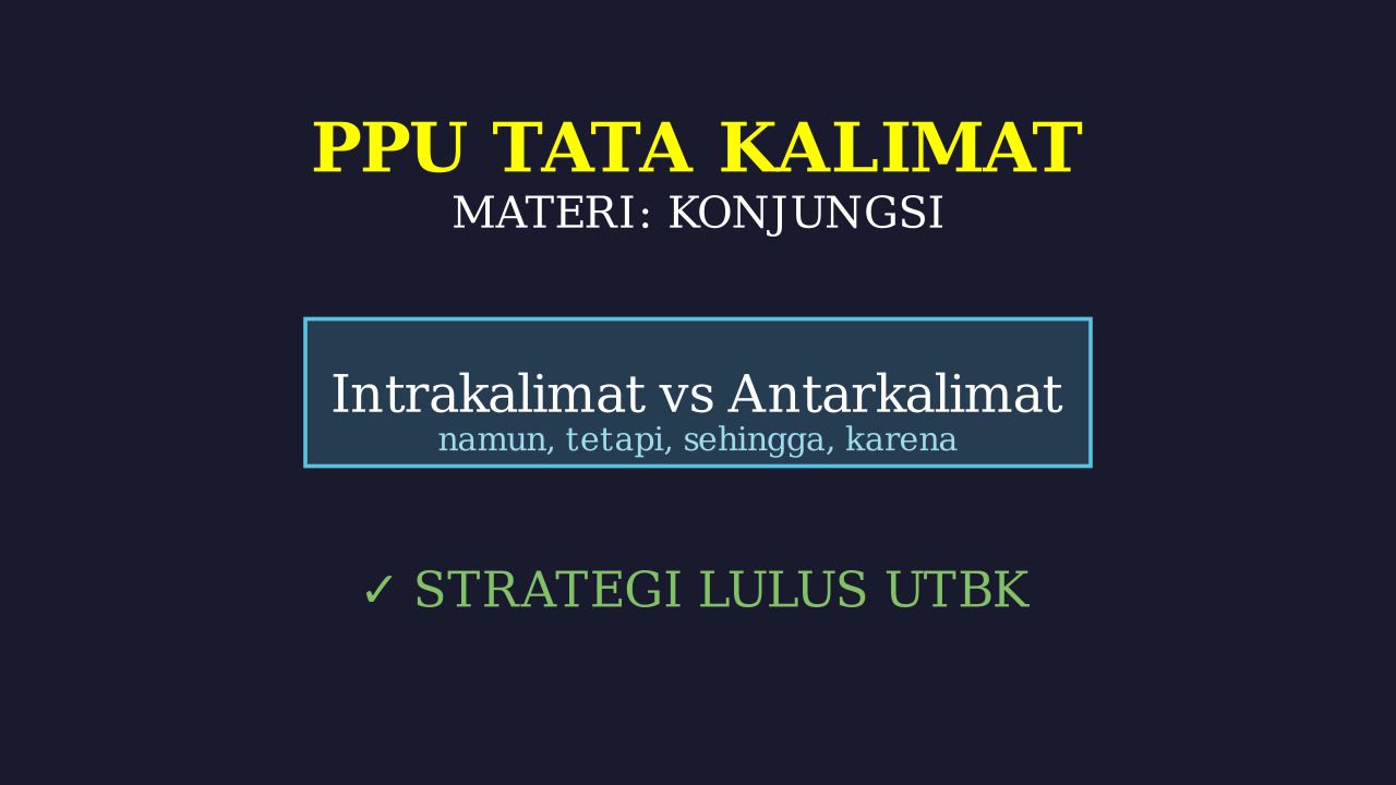 Konjungsi: Kata Penghubung