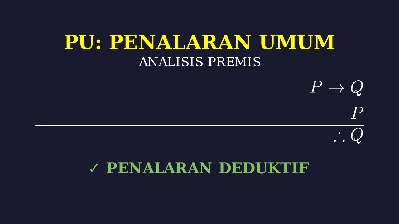 Analisis Premis Logika