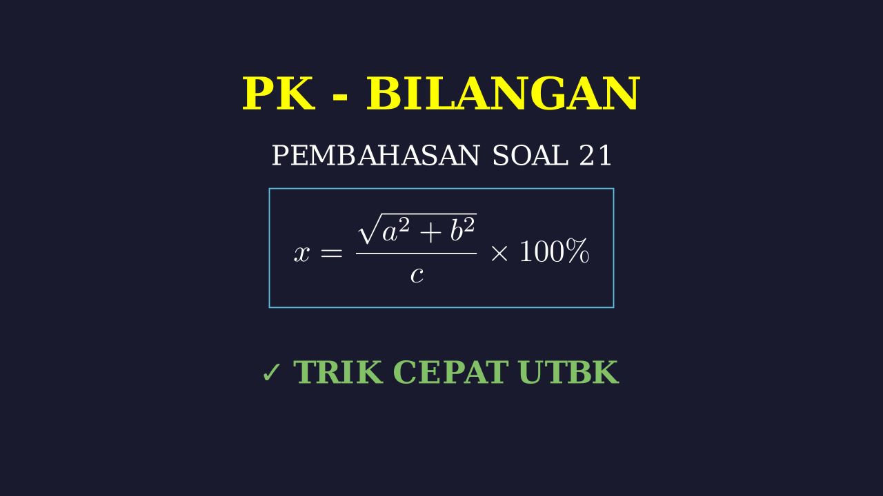 Pembahasan Soal 21