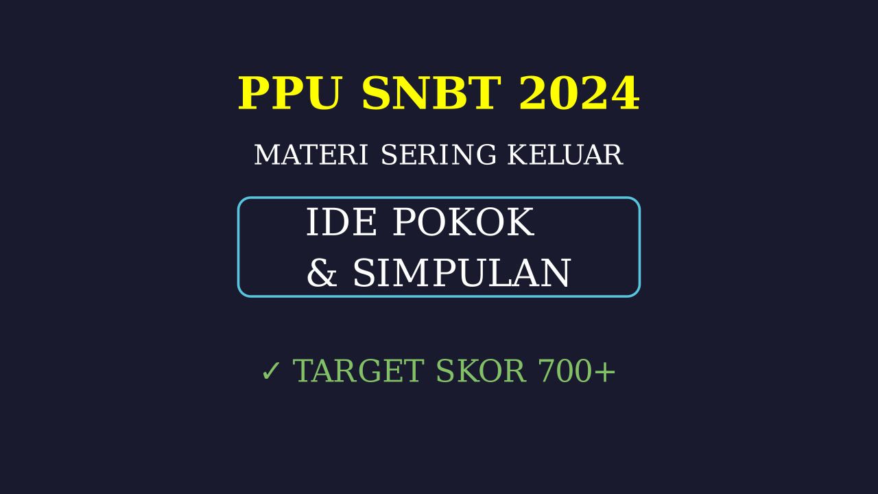 Materi SNBT Paling Sering Keluar