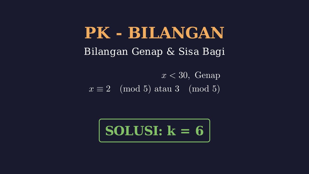 Bilangan Genap & Sisa Bagi: Perbandingan Kuantitas