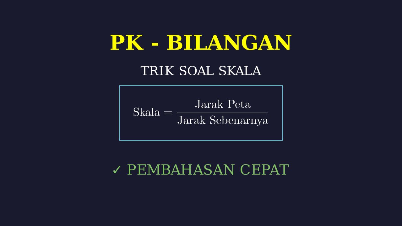Langkah Mudah Menghitung Skala