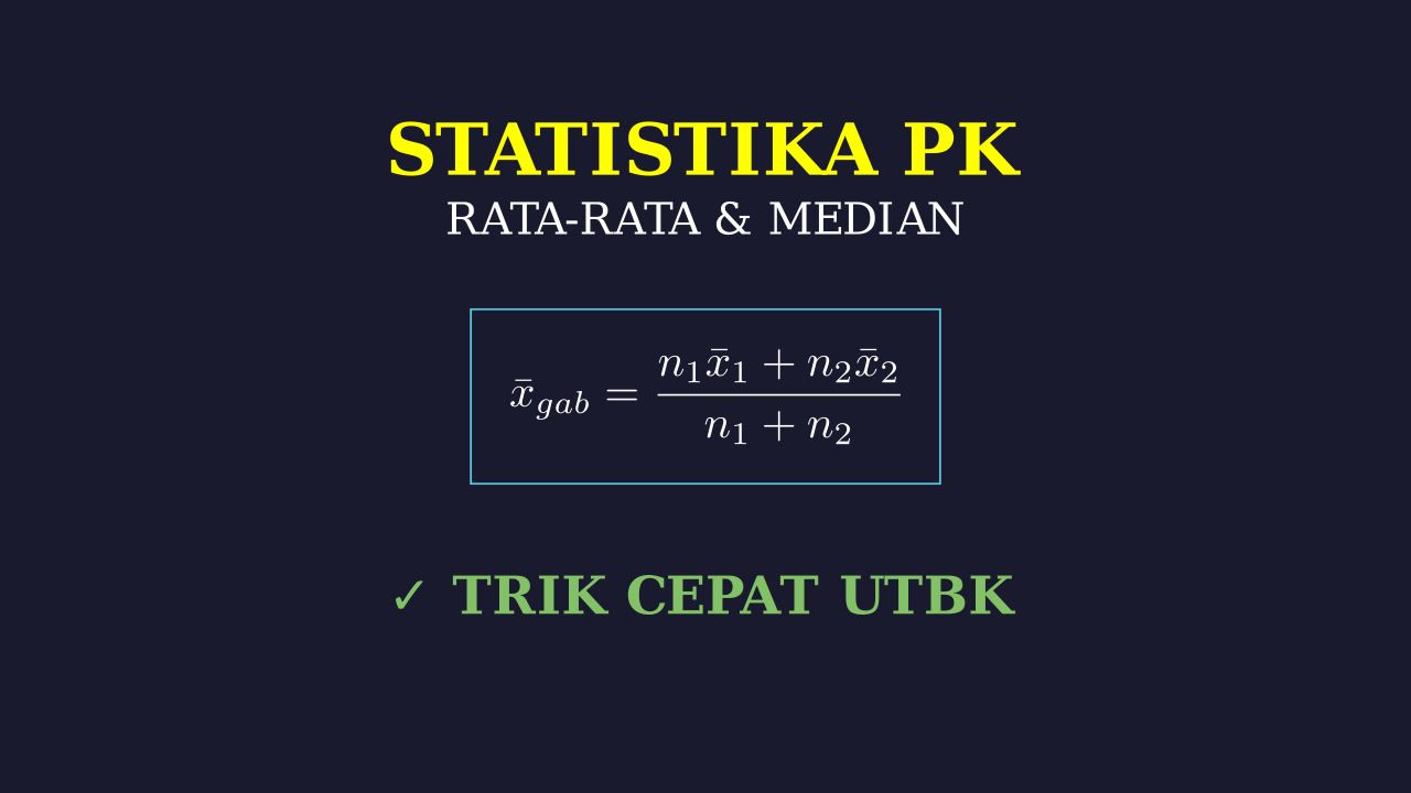 Statistika Pengetahuan Kuantitatif