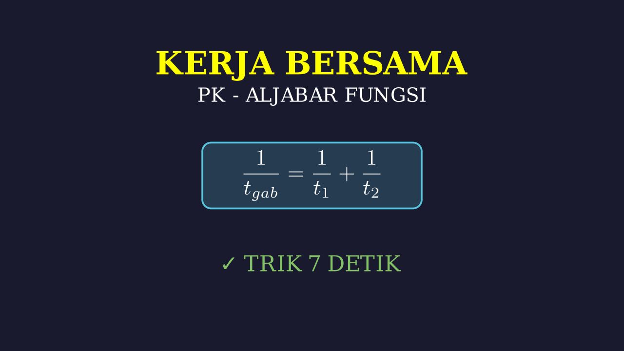 Menghitung Waktu Kerja Bersama