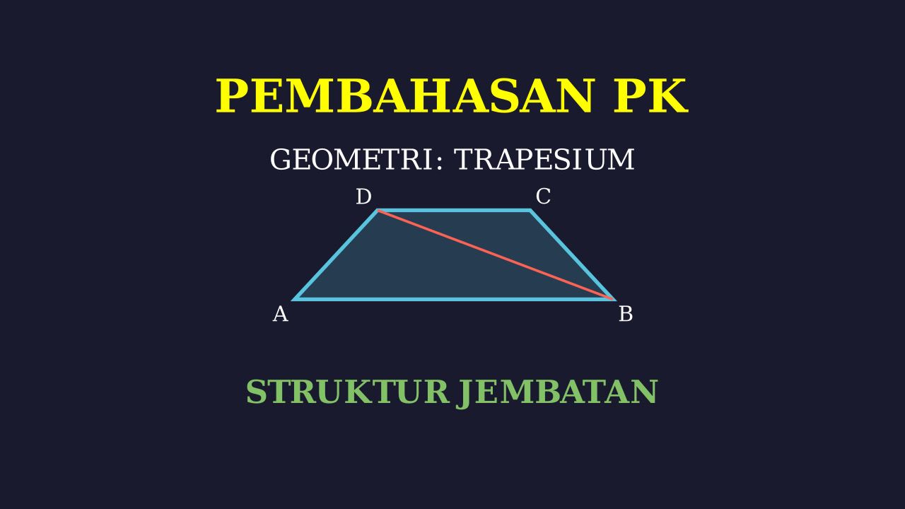 Geometri Jembatan: Struktur Trapesium