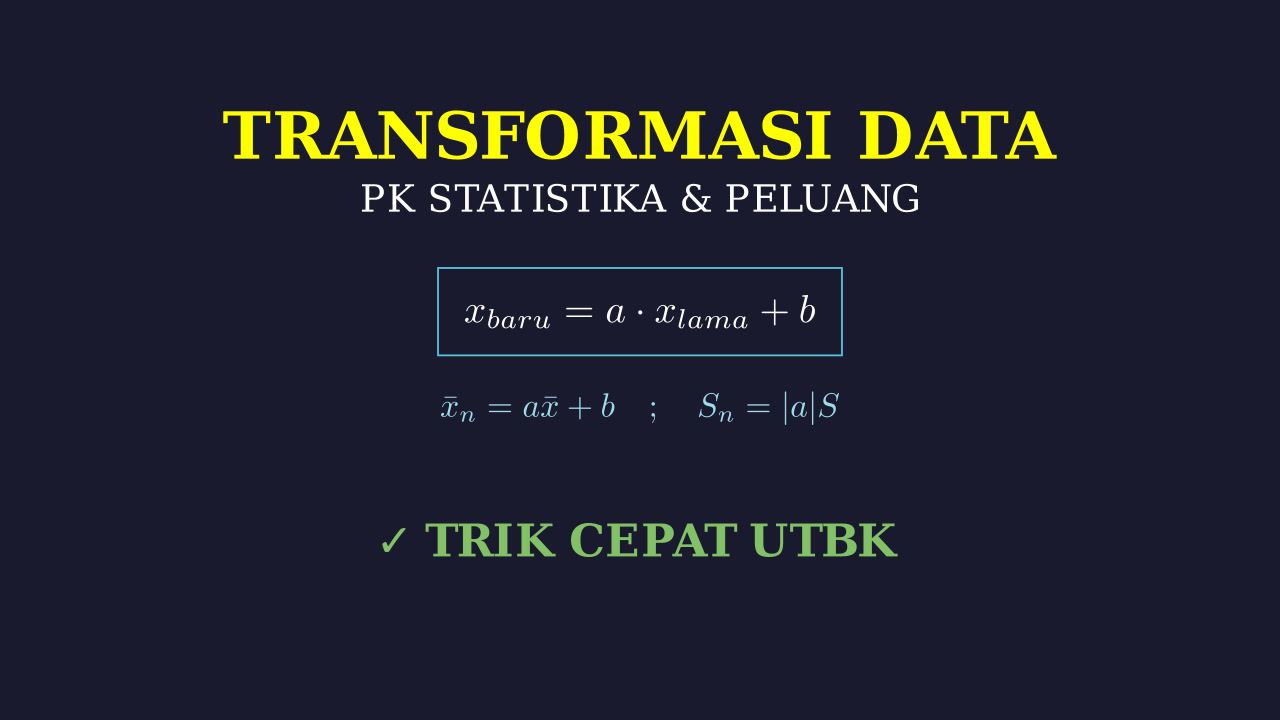 Transformasi Data Statistika