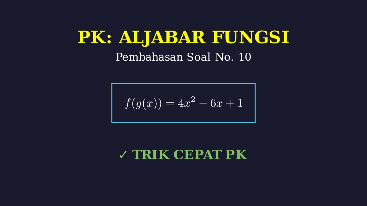 Penyelesaian Soal Nomor 10