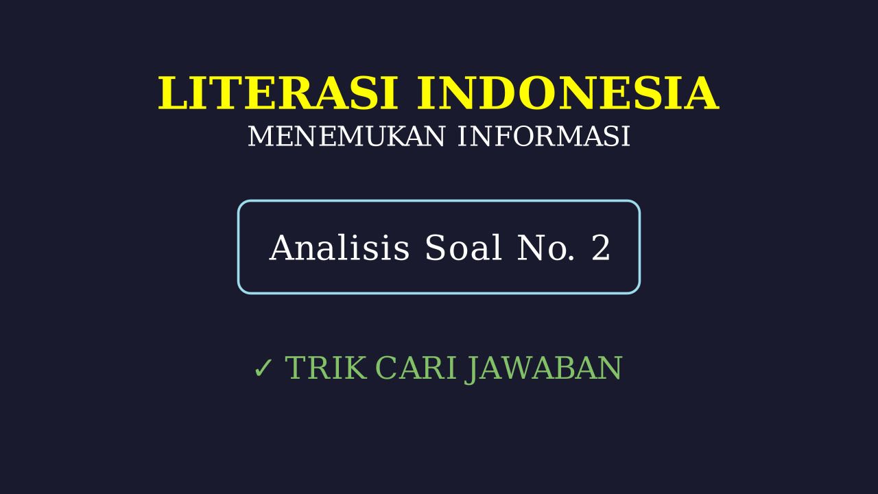 Pembahasan Soal Nomor 2