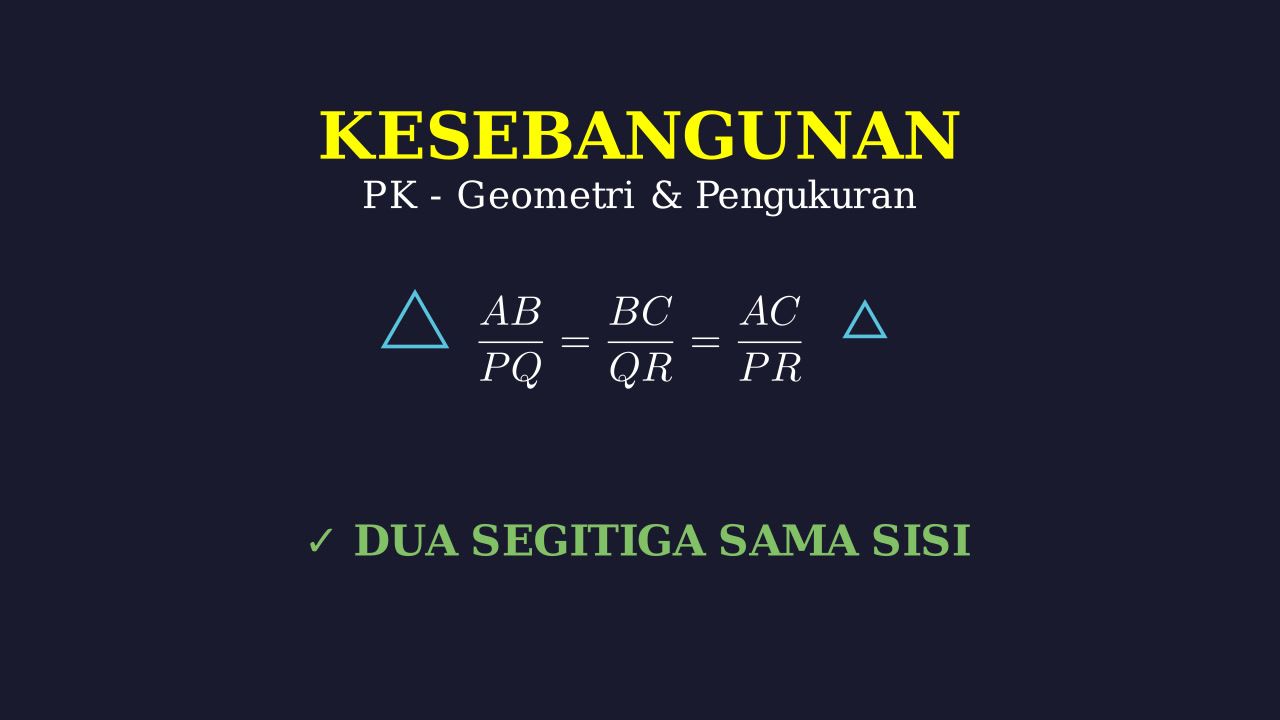 Menentukan Bangun Datar yang Sebangun