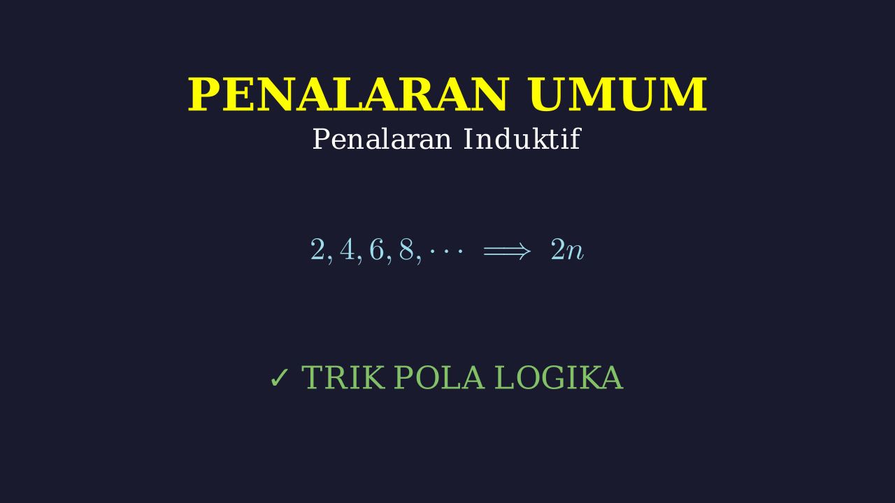 Penalaran Induktif