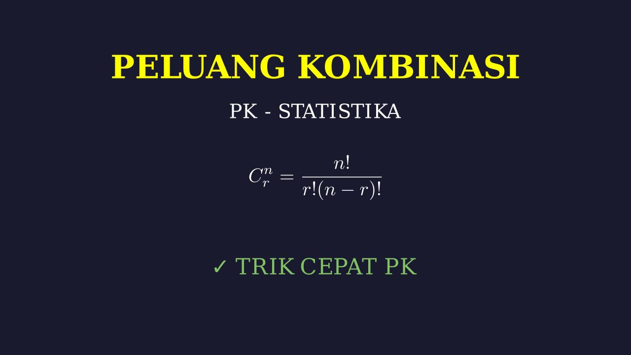 Peluang Kombinasi