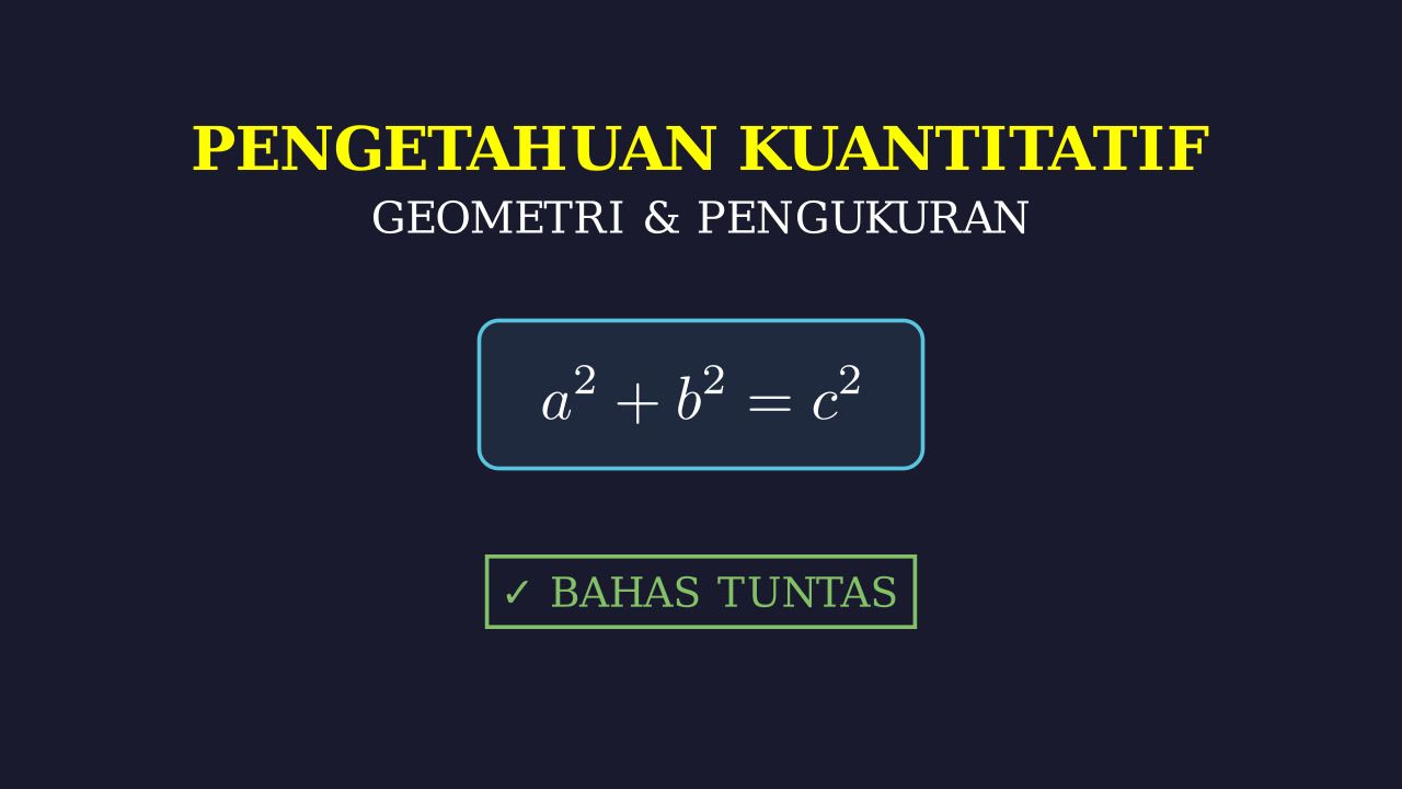 Objek dan Pengukuran Geometri