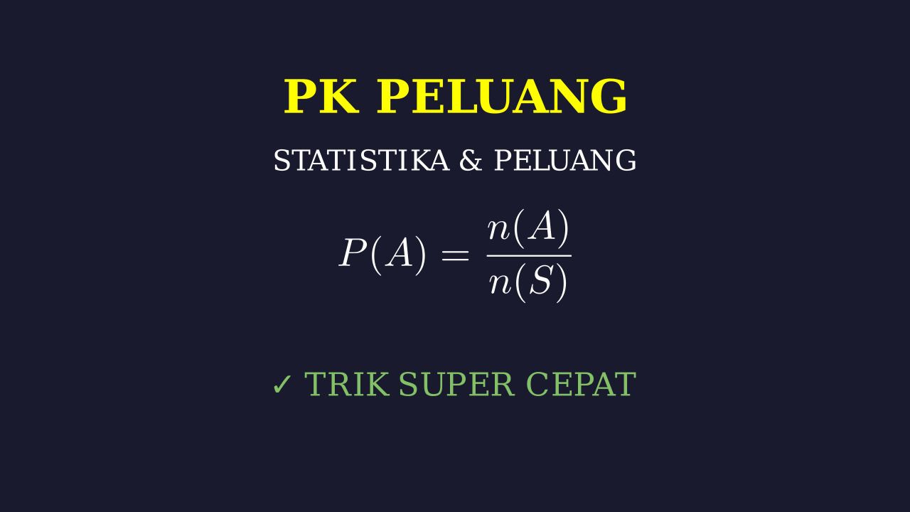 Memahami Konsep Peluang