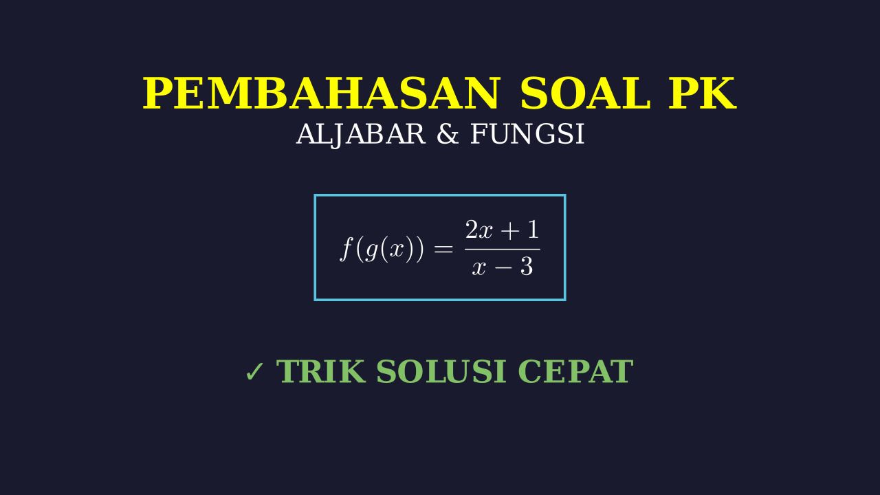 Pembahasan Soal Matematika