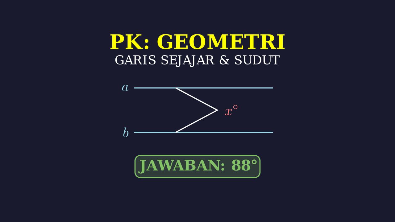 Sudut Pada Garis Sejajar
