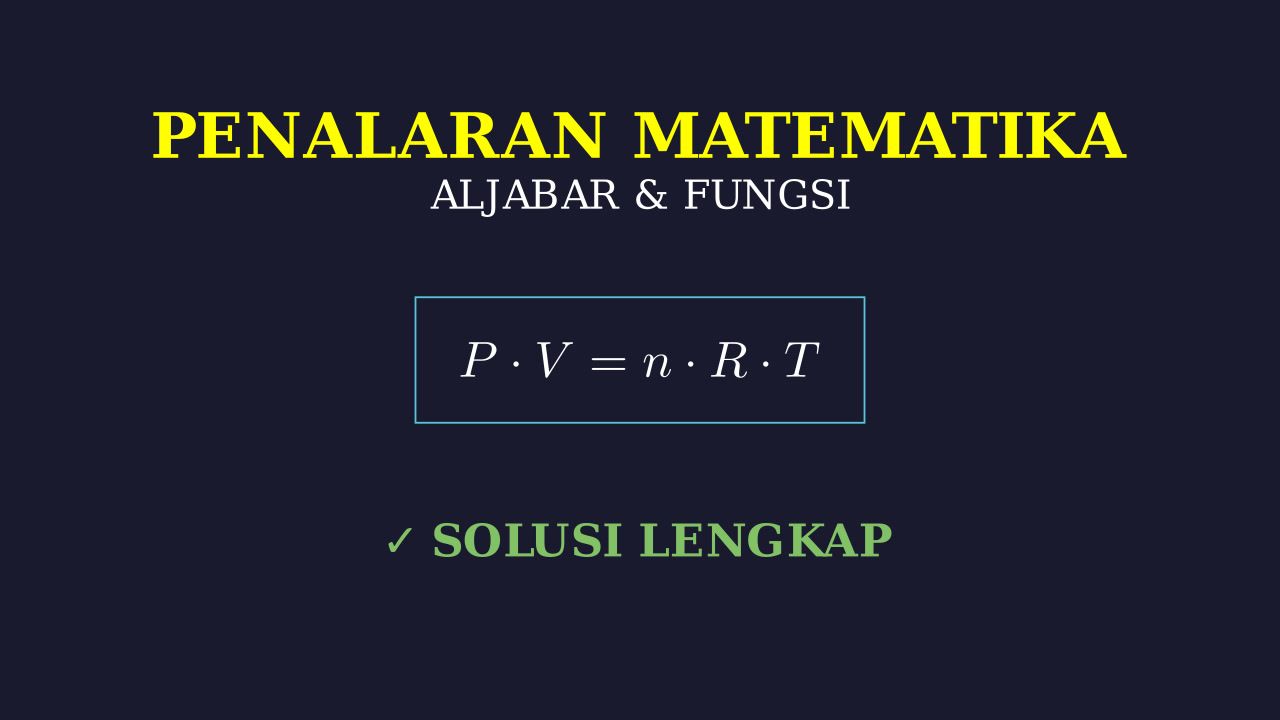 Menghitung Tekanan Gas HNO3