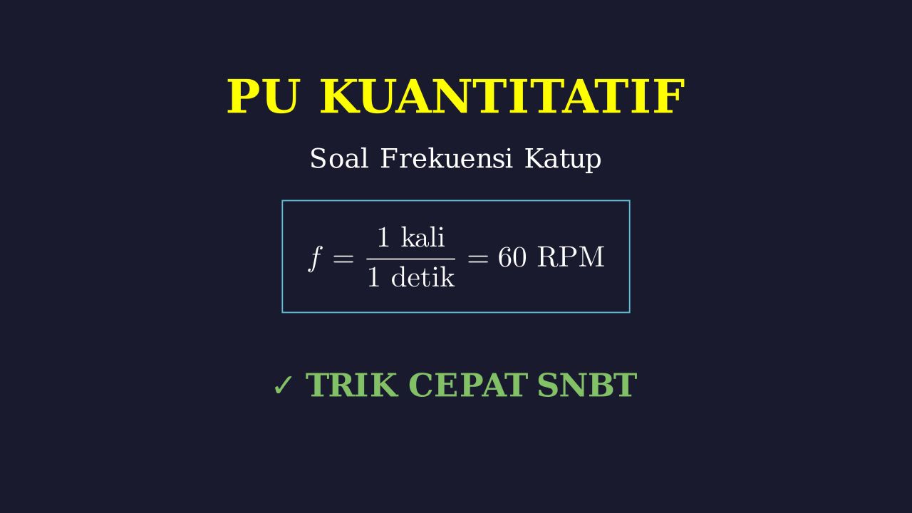 Mekanisme Katup Sekali Sedetik
