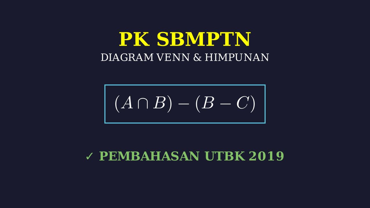 Himpunan: Menentukan Daerah Arsiran